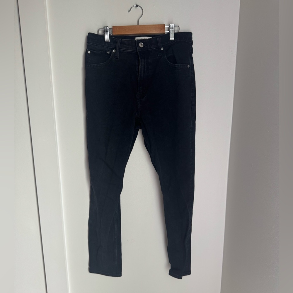 Abercrombie & Fitch Black High waisted Jeans